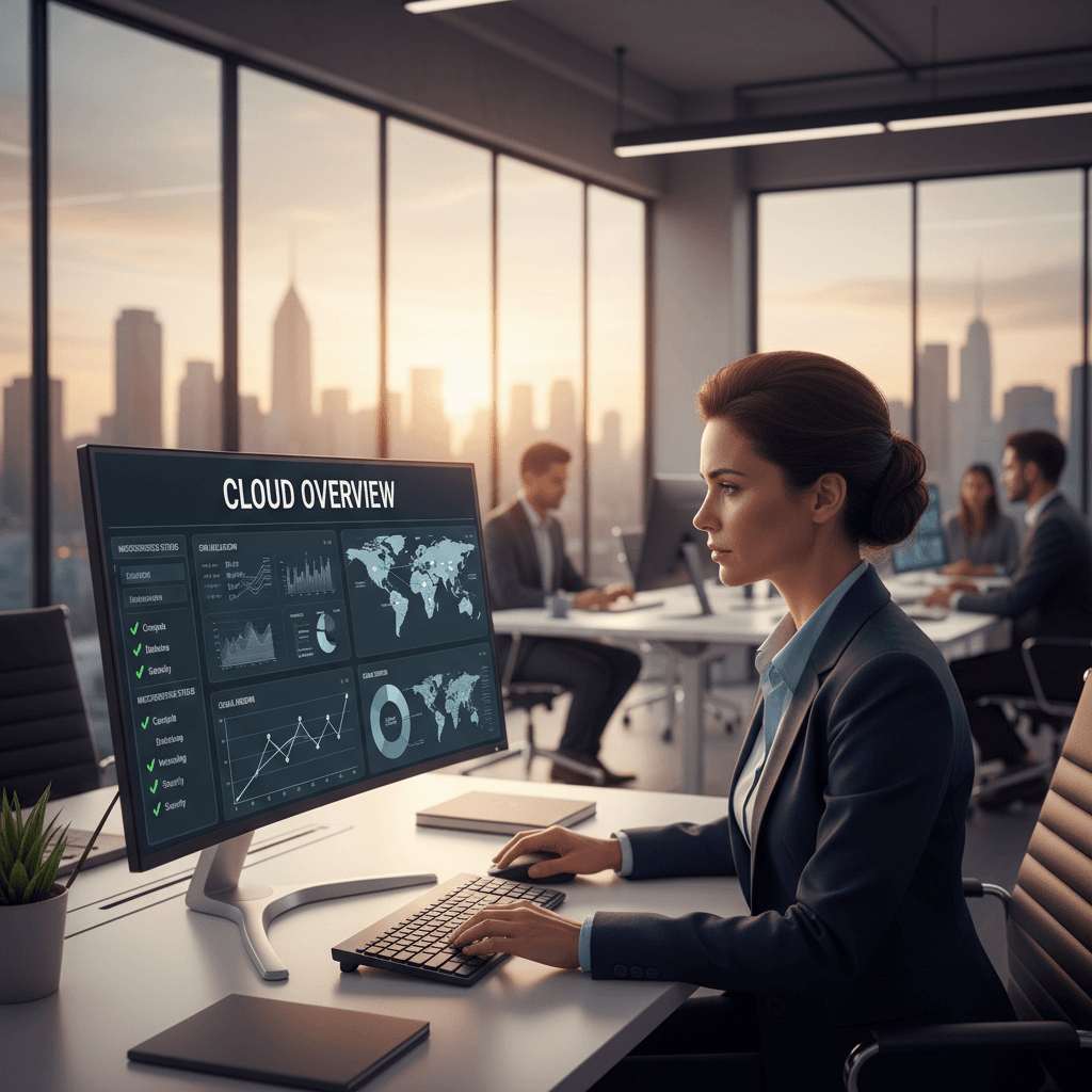 Cloud infrastructure optimization on dashboard